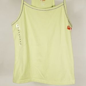 J active. Womens. Neon green. Sports tank w/bra
